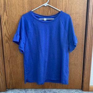Blue old navy sweat T shirt